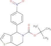 tert-Butyl 4-(4-nitrophenyl)-6,7-dihydrothieno-[3,2-c]pyridine-5(4H)-carboxylate