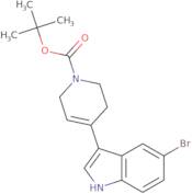 4-(5-Bromo-1H-indol-3-yl)-3,6-dihydro-2H-pyridine, N-BOC protected