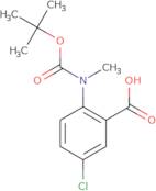 N-Boc-N-methyl-5-chloro anthranilic acid