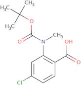 2-(tert-Butoxycarbonyl-methyl-amino)-4-chloro-benzoic acid