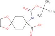 8-tert-Butoxycarbonylamino-1,4-dioxa-Spiro[4.5]decane-8-carboxylic acid