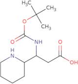 3-Boc-amino-3-(2'-)piperidine-propionic acid