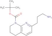 tert-butyl 7-(3-aminopropyl)-1,2,3,4-tetrahydro-1,8-naphthyridine-1-carboxylate