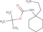 tert-Butyl N-[1-(2-aminoethyl)cyclohexyl]carbamate