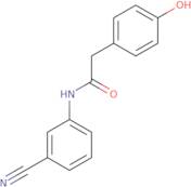 N-(3-Cyano-phenyl)-2-(4-hydroxy-phenyl)-acetamide