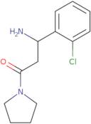 3-Amino-3-(2-chloro-phenyl)-1-pyrrolidin-1-yl-propan-1-one