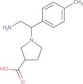 1-(2-Amino-1-p-tolyl-ethyl)-pyrrolidine-3-carboxylic acid