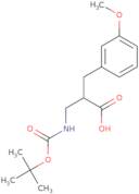 3-{[(tert-Butoxy)carbonyl]amino}-2-[(3-methoxyphenyl)methyl]propanoicacid