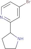 4-Bromo-2-(pyrrolidin-2-yl)pyridine