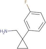 [1-(3-Fluorophenyl)cyclopropyl]methanamine