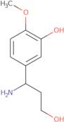 5-(1-Amino-3-hydroxy-propyl)-2-methoxy-phenol