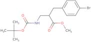 Methyl 2-N-Boc-2-aminomethyl-3-(4-bromo-phenyl)-propionate