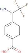 4-(1-Amino-2,2,2-trifluoroethyl)benzoic acid