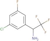 1-(3-Chloro-5-fluorophenyl)-2,2,2-trifluoroethanamine