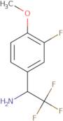 2,2,2-Trifluoro-1-(3-fluoro-4-methoxyphenyl)ethan-1-amine