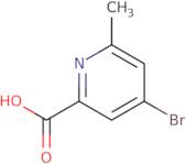 4-Bromo-6-methylpyridine-2-carboxylic acid