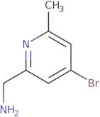 (4-Bromo-6-methylpyridin-2-yl)methanamine