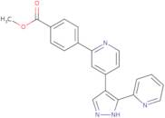 Methyl 4-(4-(3-(pyridin-2-yl)-1H-pyrazol-4-yl)pyridin-2-yl)benzoate