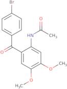 N-[2-(4-Bromo-benzoyl)-4,5-dimethoxy-phenyl]-acetamide