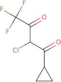 2-Chloro-1-cyclopropyl-4,4,4-trifluoro-butane-1,3-dione
