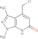 4-(Chloromethyl)-1,3-dimethyl-1,7-dihydro-6H-pyrazolo[3,4-b]pyridin-6-one