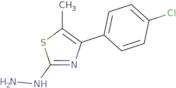 4-(4-Chlorophenyl)-2-hydrazinyl-5-methylthiazole