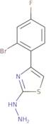 4-(2-Bromo-4-fluorophenyl)-2-hydrazinylthiazole