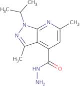 1-Isopropyl-3,6-dimethyl-1H-pyrazolo[3,4-b]pyridine-4-carbohydrazide