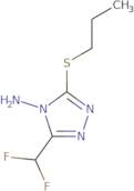 3-(Difluoromethyl)-5-(propylsulfanyl)-4H-1,2,4-triazol-4-amine