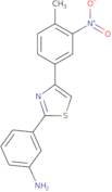 3-(4-(4-Methyl-3-nitrophenyl)thiazol-2-yl)aniline