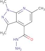 1,3,6-Trimethyl-1H-pyrazolo[3,4-b]pyridine-4-carbohydrazide