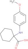 1-[(4-Methoxyphenyl)amino]cyclohexane-1-carboxylic acid