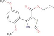 4-(2,5-Dimethoxy-phenyl)-2-oxo-2,3-dihydro-thiazole-5-carboxylic acid ethyl ester