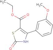 4-(3-Methoxy-phenyl)-2-oxo-2,3-dihydro-thiazole-5-carboxylic acid ethyl ester