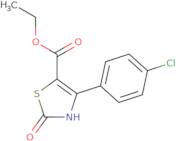 4-(4-Chloro-phenyl)-2-oxo-2,3-dihydro-thiazole-5-carboxylic acid ethyl ester