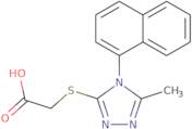 (5-Methyl-4-naphthalen-1-yl-4 H -[1,2,4]triazol-3-ylsulfanyl)-acetic acid