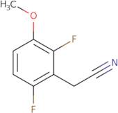 2,6-Difluoro-3-methoxyphenylacetonitrile