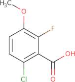 6-Chloro-2-fluoro-3-methoxybenzoic acid