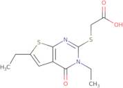(3,6-Diethyl-4-oxo-3,4-dihydro-thieno[2,3- D ]pyrimidin-2-ylsulfanyl)-acetic acid