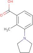 2-Methyl-3-pyrrolidin-1-yl-benzoic acid