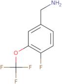 (4-Fluoro-3-(trifluoromethoxy)phenyl)methanamine