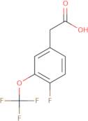 4-Fluoro-3-(trifluoromethoxy)phenylacetic acid