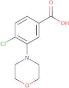 4-Chloro-3-(morpholin-4-yl)benzoic acid