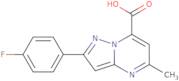 2-(4-Fluorophenyl)-5-methylpyrazolo[1,5-a]pyrimidine-7-carboxylic acid