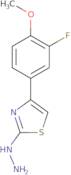 [4-(3-Fluoro-4-methoxy-phenyl)-thiazol-2-yl]-hydrazine