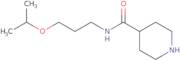 N-[3-(Propan-2-yloxy)propyl]piperidine-4-carboxamide