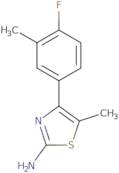 4-(4-Fluoro-3-methyl-phenyl)-5-methyl-thiazol-2-ylamine