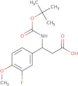 3-tert-Butoxycarbonylamino-3-(3-fluoro-4-methoxy-phenyl)-propionic acid