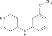 (3-Methylsulfanyl-phenyl)-piperidin-4-yl-amine