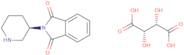 (R)-2-(piperidin-3-yl)isoindoline-1,3-dione (2S,3S)-2,3-dihydroxysuccinate